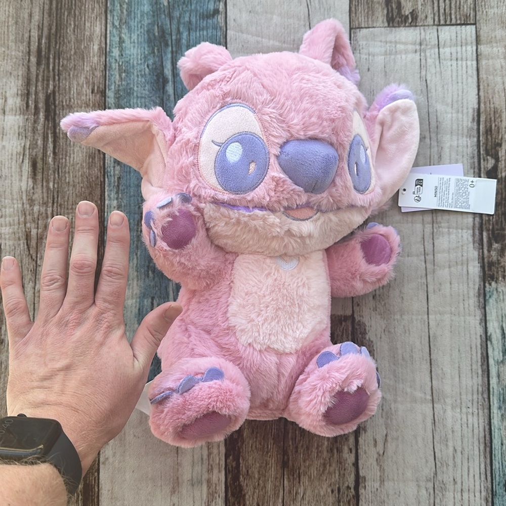New pink stitch plush